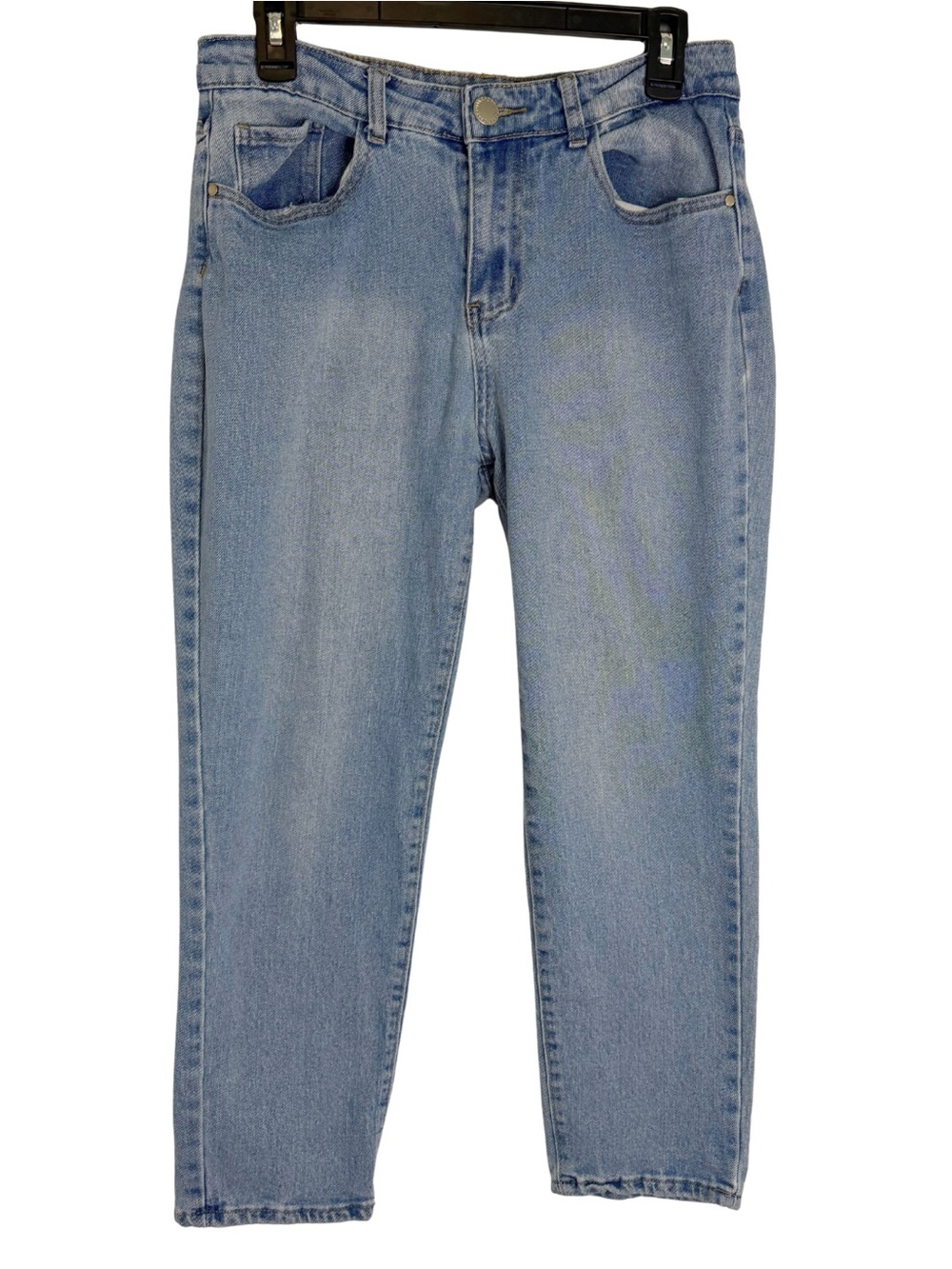 Oak & Poppy Women’s Light Blue Cropped Jeans - Classic Cropped Fit